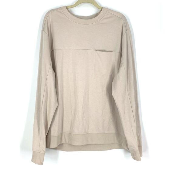 All In Motion Men's Ponte Crew Neck Pullover Knit Long Sleeve Shirt XL - Picture 1 of 7